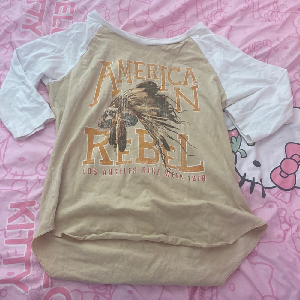 Prince Peter Collection American Rebel Colorblock Long Sleeve Shirt size Small